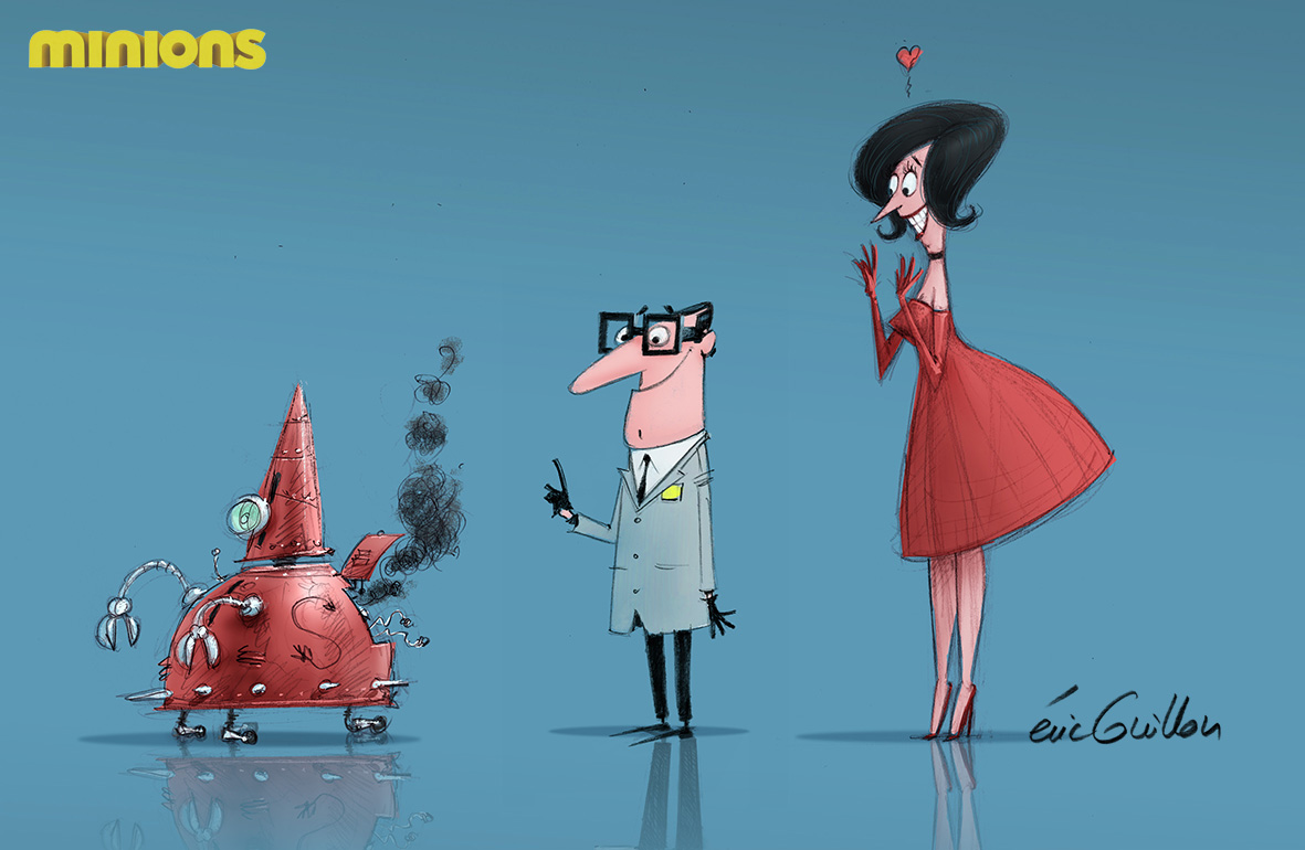 eric guillon Scarlet and Herb.early sketches 2