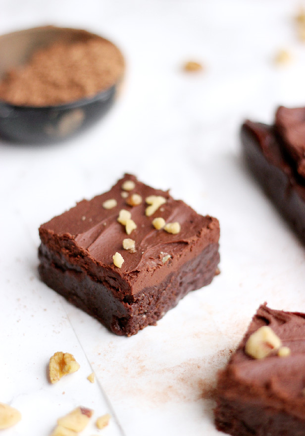 No-Bake Raw Vegan Brownies - Confessions of a Confectionista