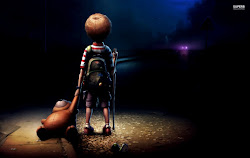 cartoon boy alone wallpapers collection