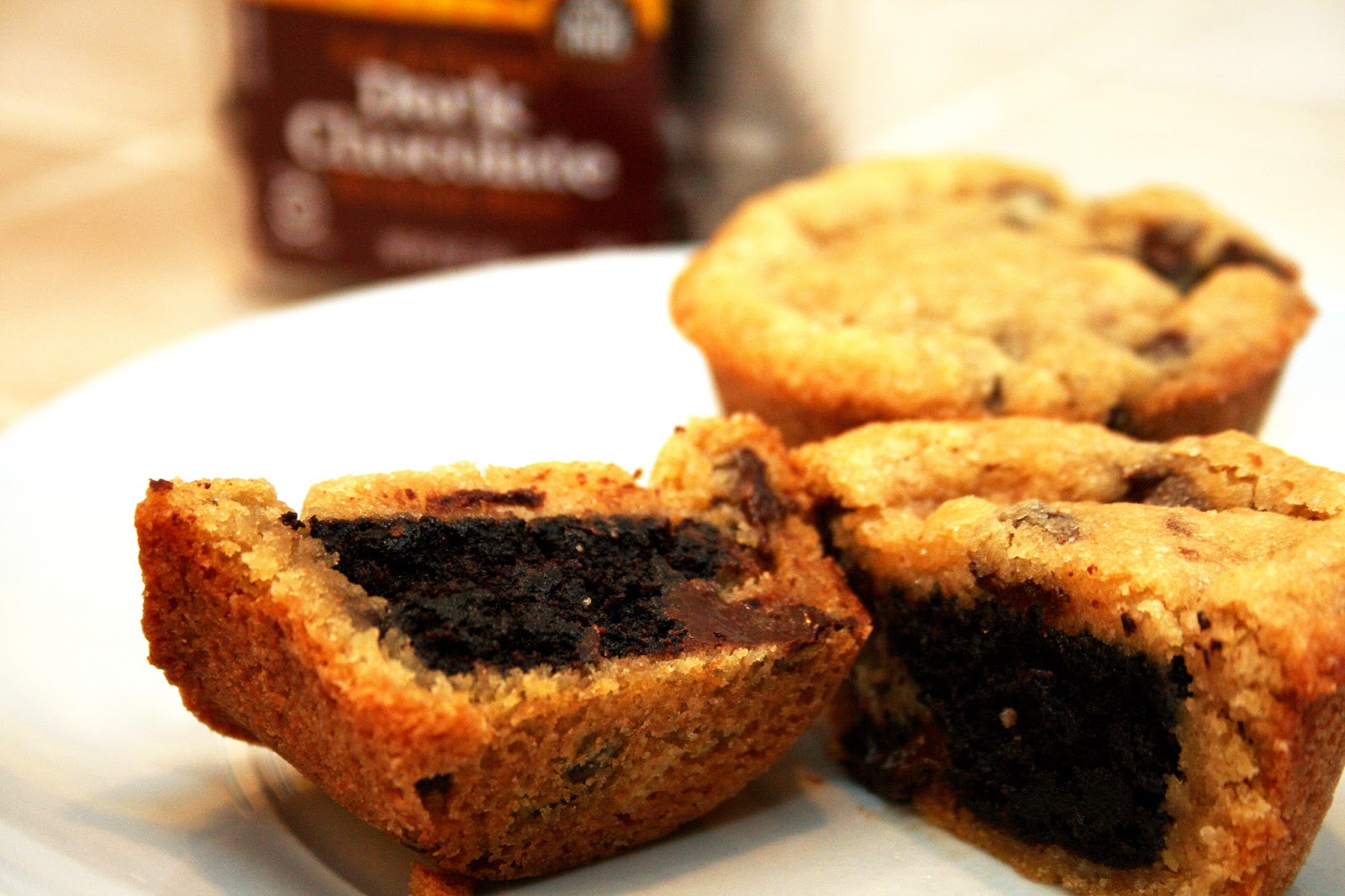 Lazy Gluten Free Chocolate Chip Cookie Brownie Bites