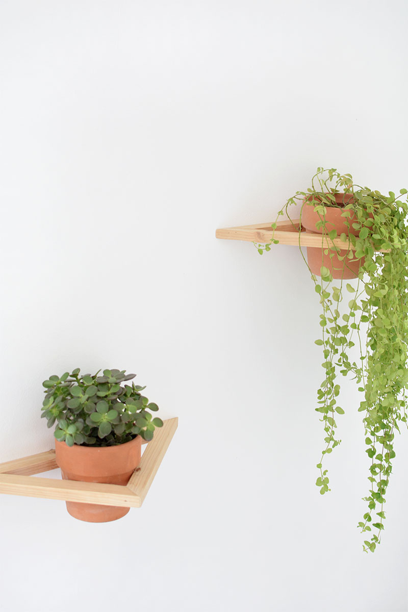 DIY geo wall planter — Caroline Burke Burkatron