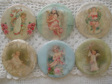 Sweet Victorian Angels in soft Shabby Cottage Colors