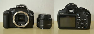 kamera bekas, canon eos 1100d, jual canon 1100d