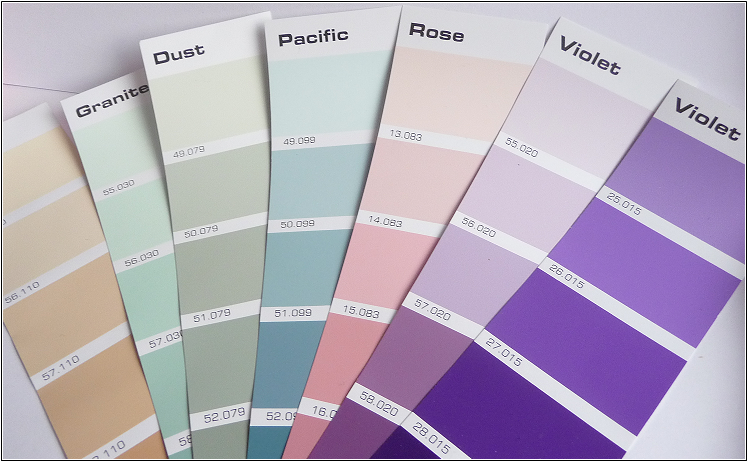 24 Bauhaus Wandfarben Farbpalette | Wandfarbe Ideen