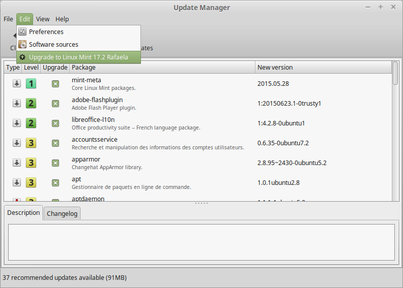 Как обновить версию линукс минт. Менеджер обновлений в linux mint. обновление linux. linux mint 17.2. как обновить драйвера на линукс минт.