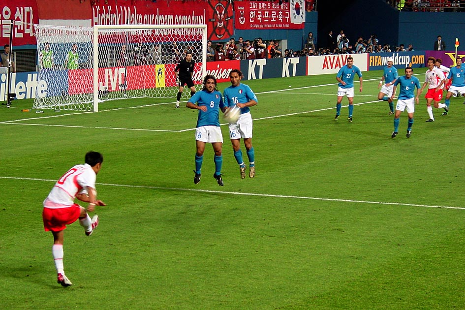 futbol en la sangre Corea del Sur vs Italia, 18 de junio de 2002