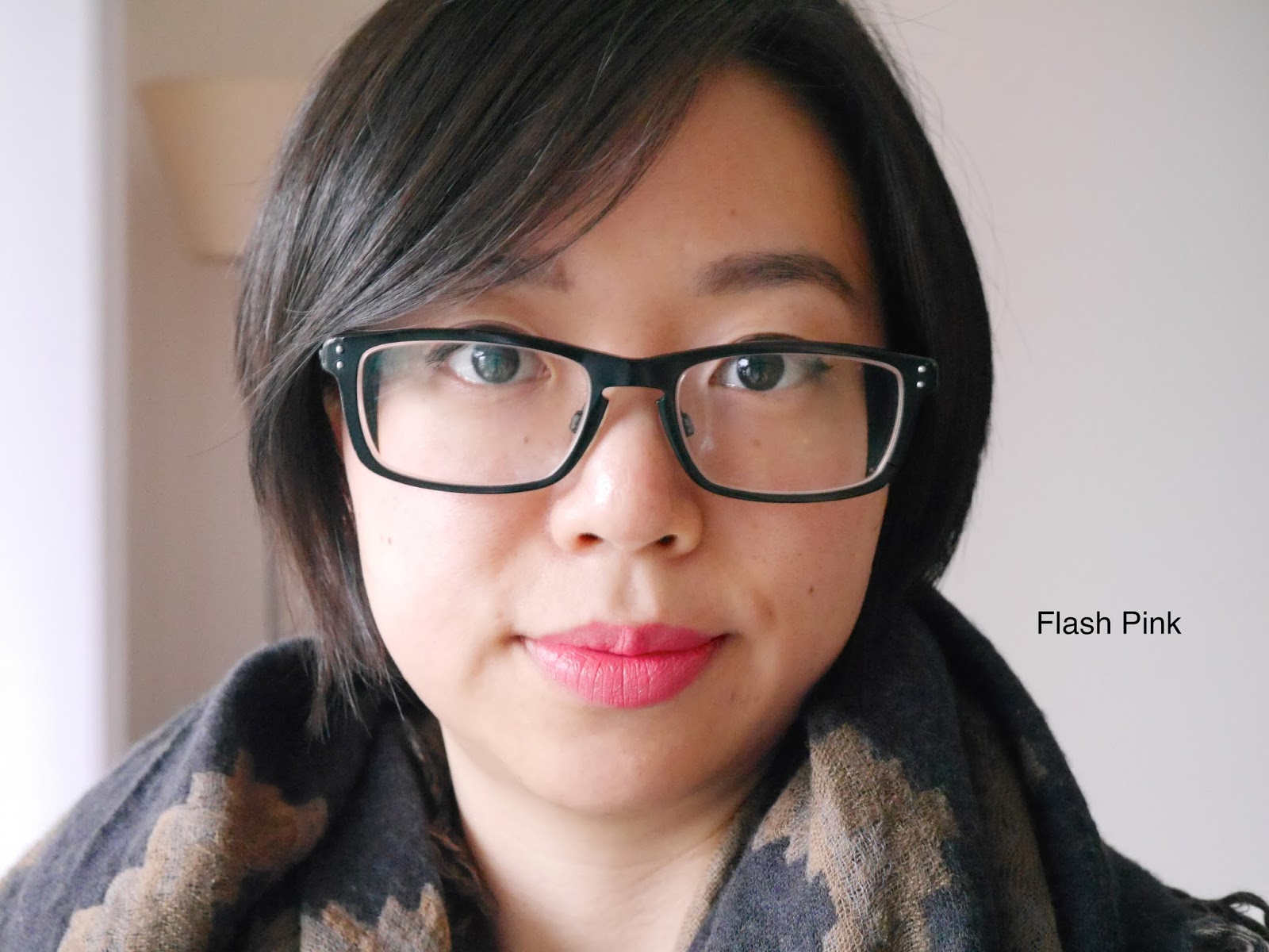 laneige serum intense lipstick twinkle coral flash pink swatch review