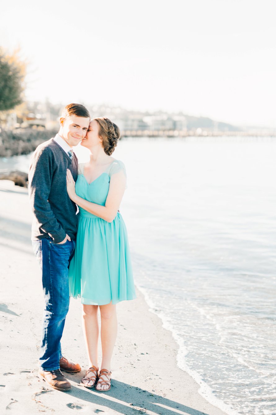 Waterfront Engagement Session by Destination Wedding Photographer Something Minted