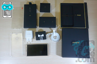 Coolpad Max - Kelengkapan dalam paket penjualan
