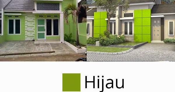 12 Cat Rumah Hijau Muda Cocok Dengan Warna Apa