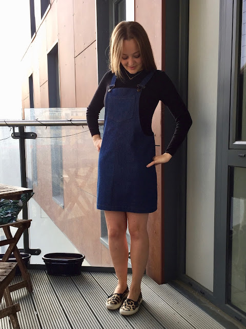 Diary of a Chain Stitcher: Denim Cleo Dunagree Dress from Tilly and the Buttons