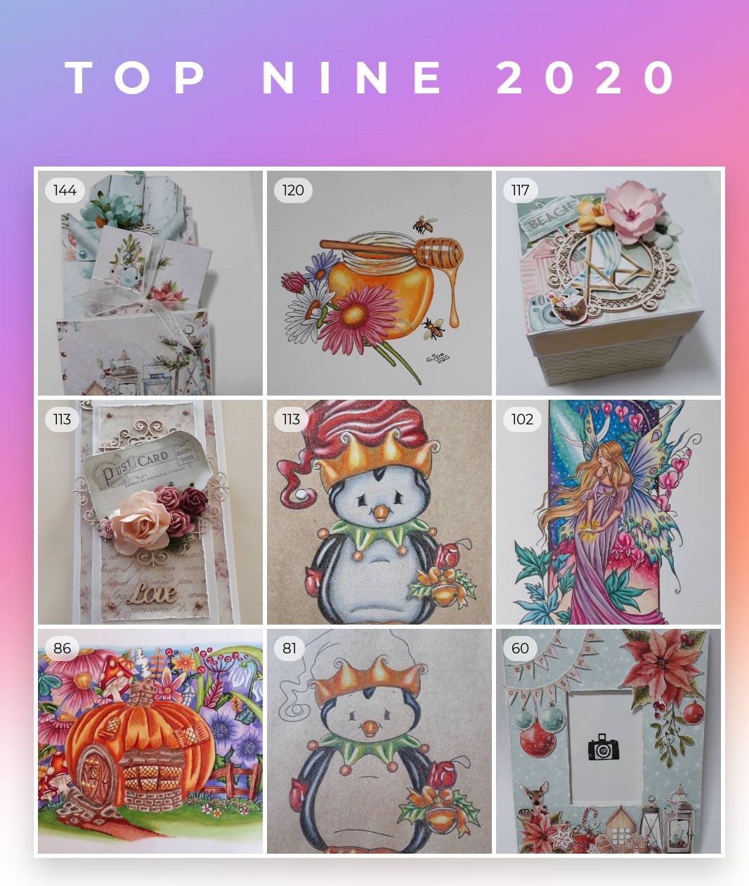 2020 Top Nine on Instagram