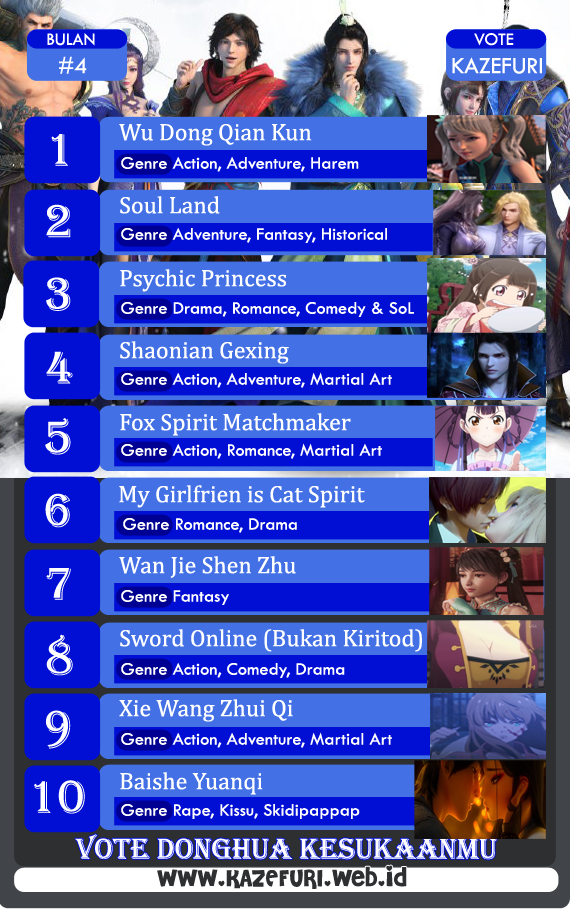 Download Vote Donghua Mei 2019 Si Bocah Nolep Desktop Wallpaper Wallpaper Vote Donghua Mei 2019 Si Bocah Nolep Desktop Wallpaper Free