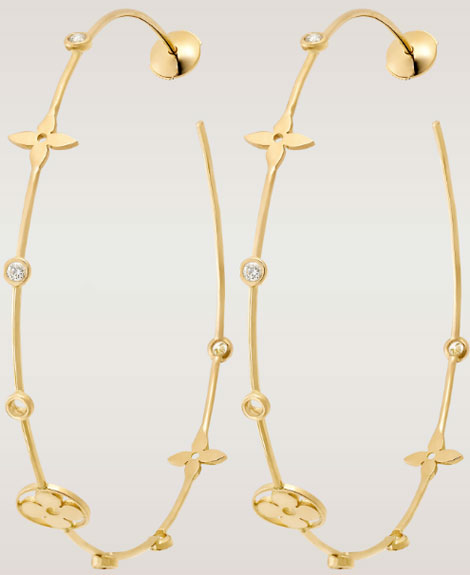Jewelry Wiki: Favorite Summer Earrings: Louis Vuitton Hoops