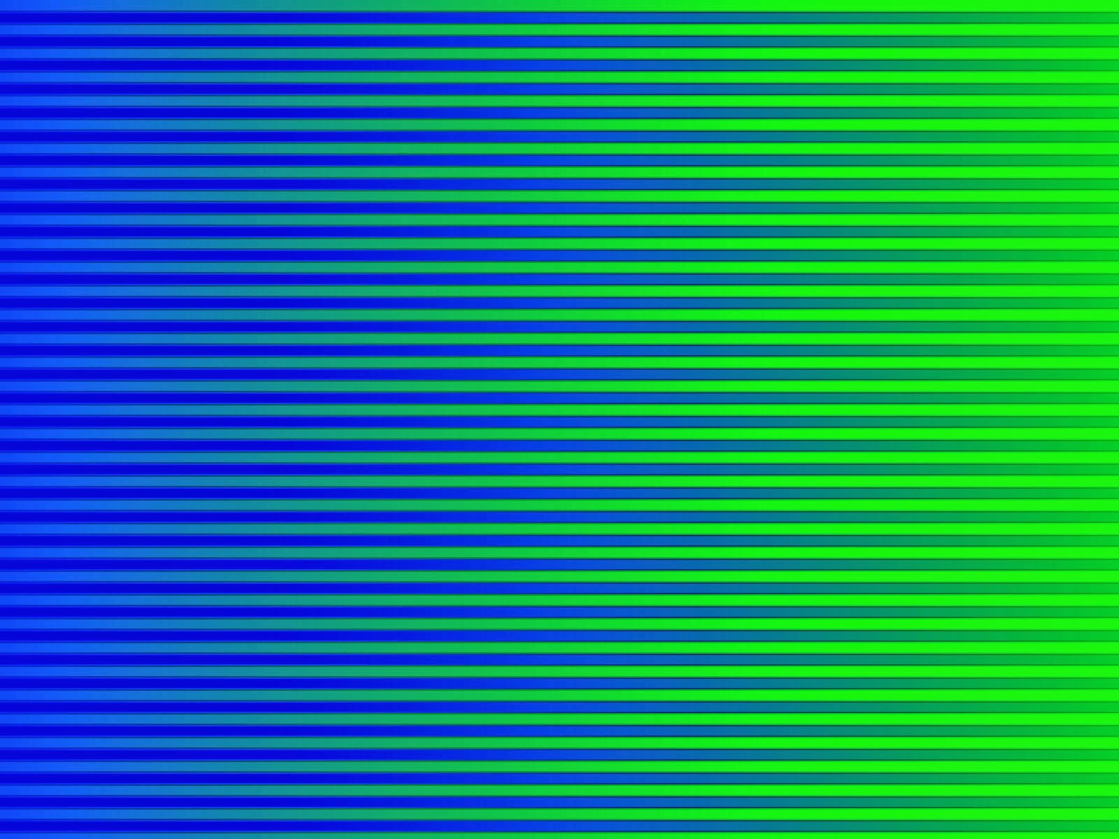 Sh Yn Design Stripe Pattern Blue & Green