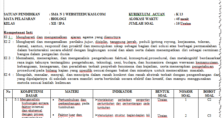 Uraian Bab 1 Kelas 12 Soal Biologi Ahli Soal