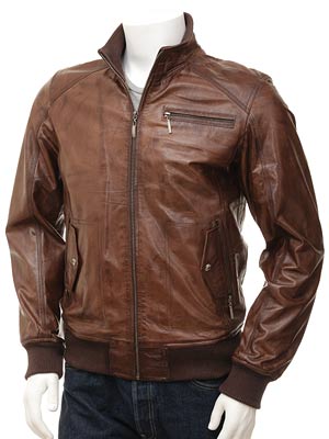 SuperbJacket: Men's Timber Leather Jacket: Augsburg