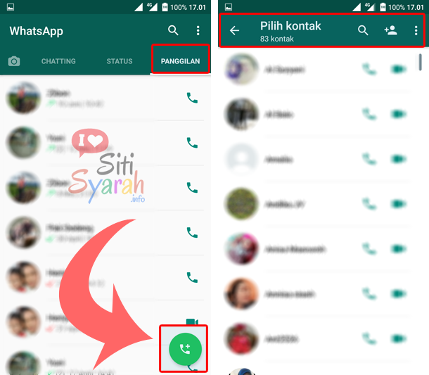 cara melihat kontak whatsapp baru android