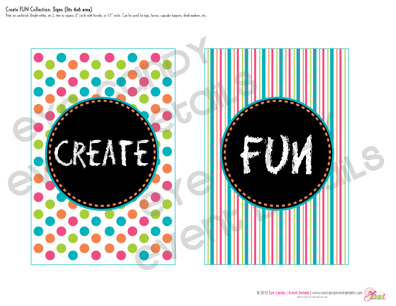 Eye Candy Creative Studio: COLLECTION :: Art Party Picnic
