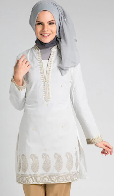 Desain Baju Atasan Muslim Modern dan Trendy
