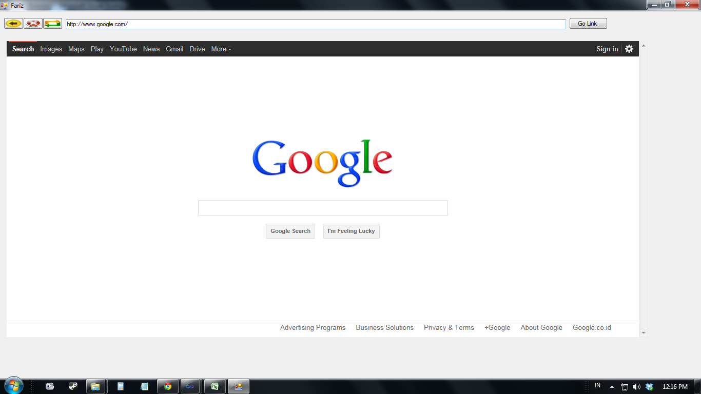 Fariz Setiawan Membuat Browser Mu Sendiri Menggunakan 2010