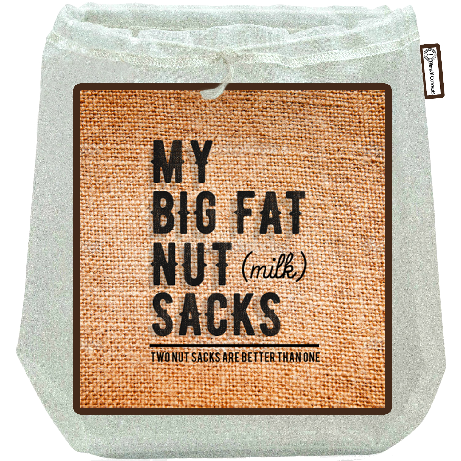 With Five Questions Introducing My Big Fat Nut (Milk) Sacks