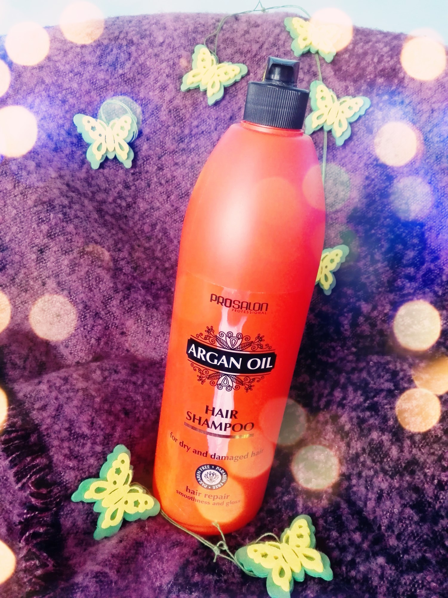 Szampon z "płynnym złotem Maroka"