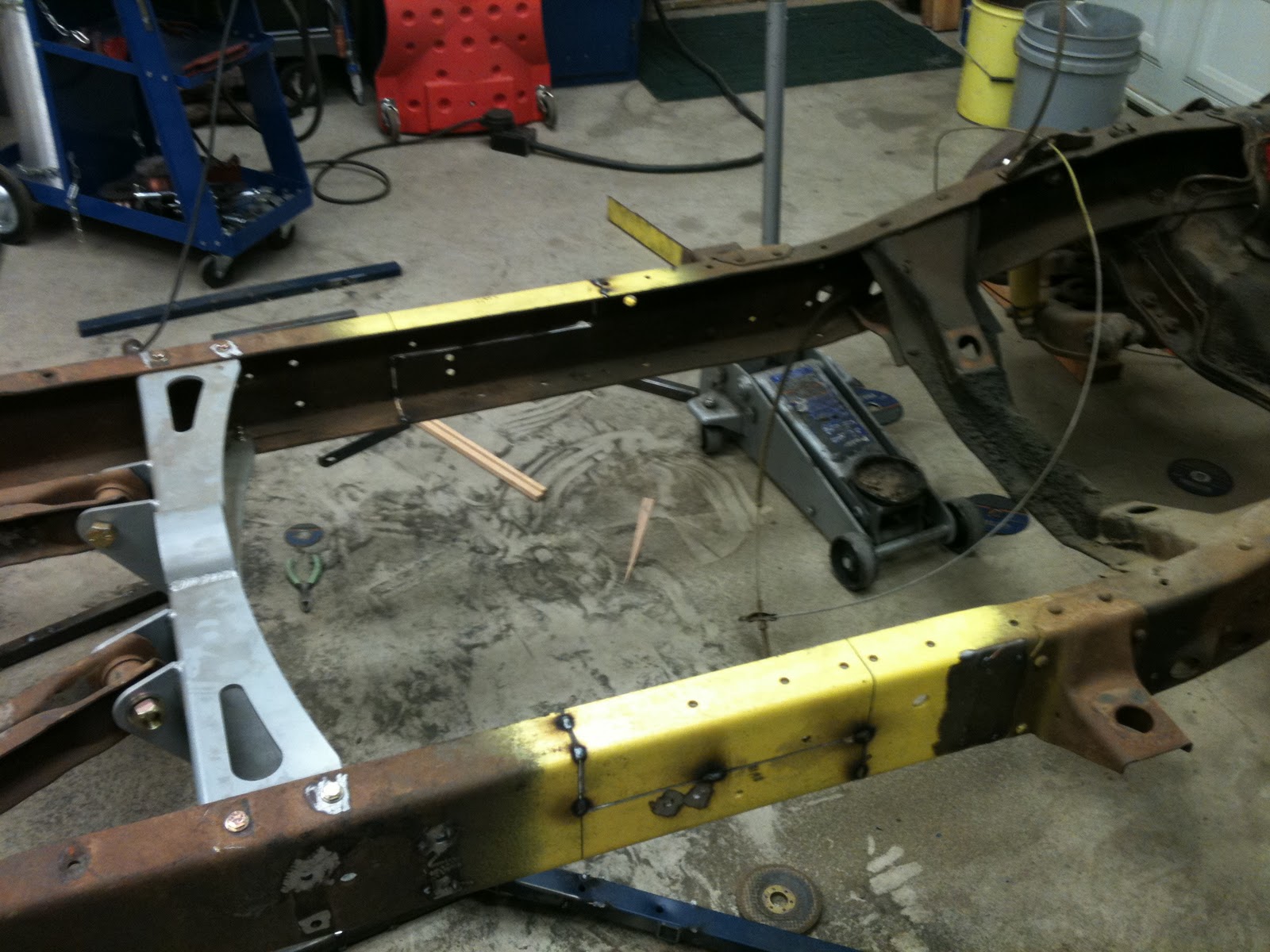 1967 Chevy C10 Long Bed to Short Bed Conversion Cutting The Frame