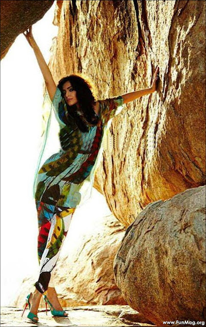 Sonam Kapoor Elle Photoshoot 2012 - Sonam Kapoor Elle Magazine 2012 HQ Pics