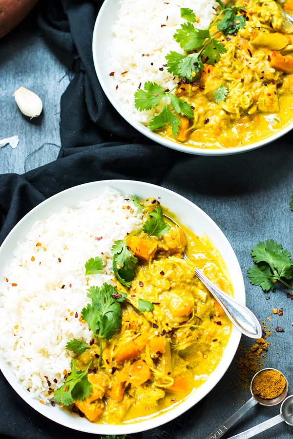 SLOW COOKéR CHICKéN CURRY WITH COCONUT MILK | Pratical Recipes