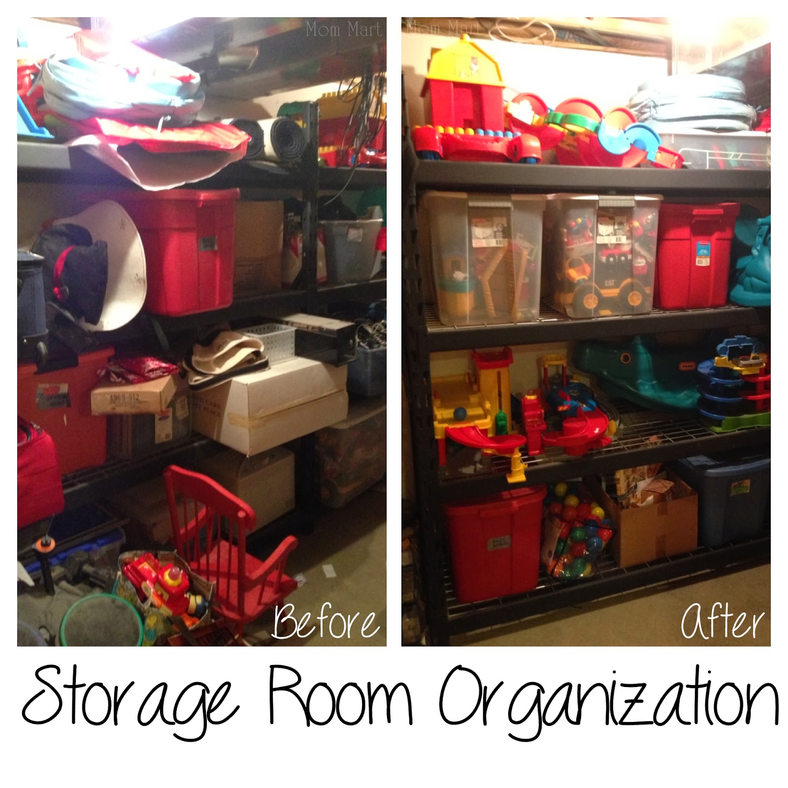 Storage Room Organization for Toy Rotation