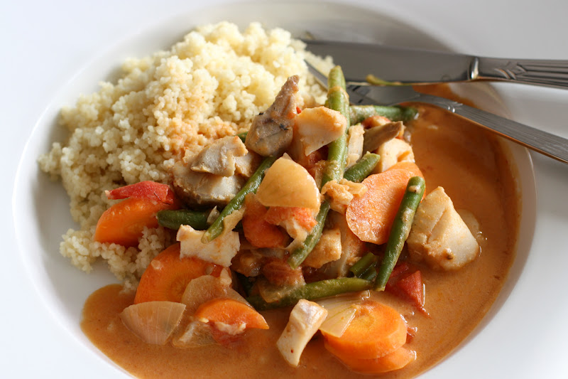 Thai Fiskegryte Servering