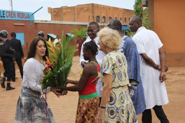 Crown Princess Mary of Denmark visited the various charitable projects