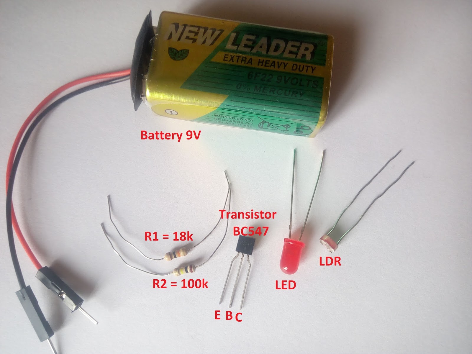 How to make LDR Dark Sensor Simple DIY Circuit