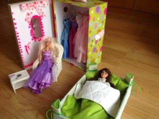 DIY doll bed DIY doll bed