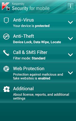 Kaspersky fOR ANDROID