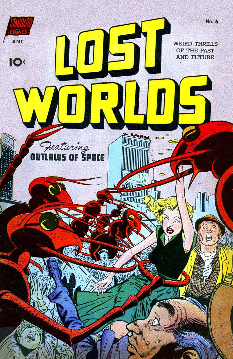 Lost Worlds v1 #6 standard 1950s science fiction comic book cover art by Alex Toth