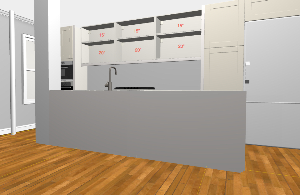 Renov8or How To An Ikea 35 Wall, Can You Stack Ikea Kitchen Cabinets
