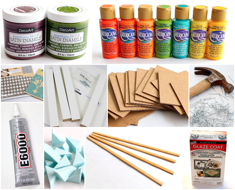 Mark Montano Cardboard Tile Ikea Hack