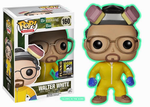 San Diego Comic-Con 2014 Exclusive Breaking Bad Pop! Television Vinyl Figures by Funko - Glow in the Dark Walter White