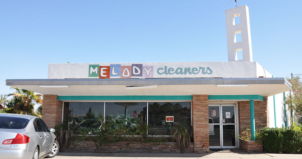 fifties land Melody Cleaners building 877 S Orange Ave, Yuma