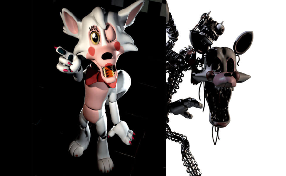 In "Five Nights at Freddy's 2", Mangle is an animatronic tha...