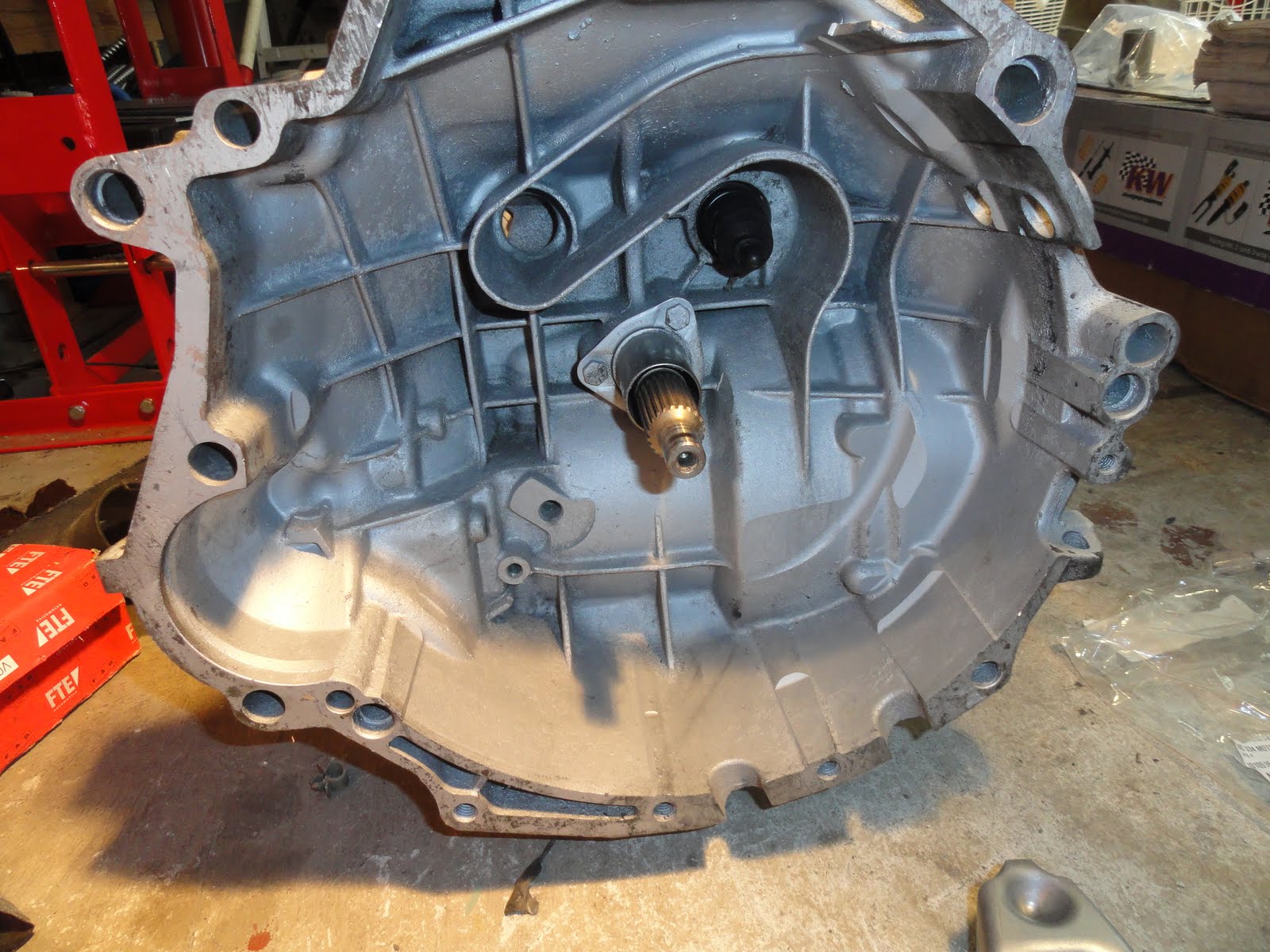 Audi 80 20v Turbo upgrade: Transmission part assembly