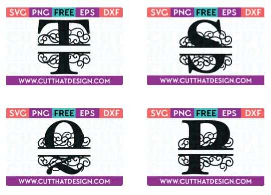 Quick Tip How To Make A Split Monogram And Where To Find The Free Ones