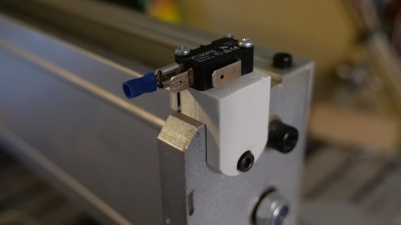 Tales of a modern life: Updated mounts for CNC homing switches
