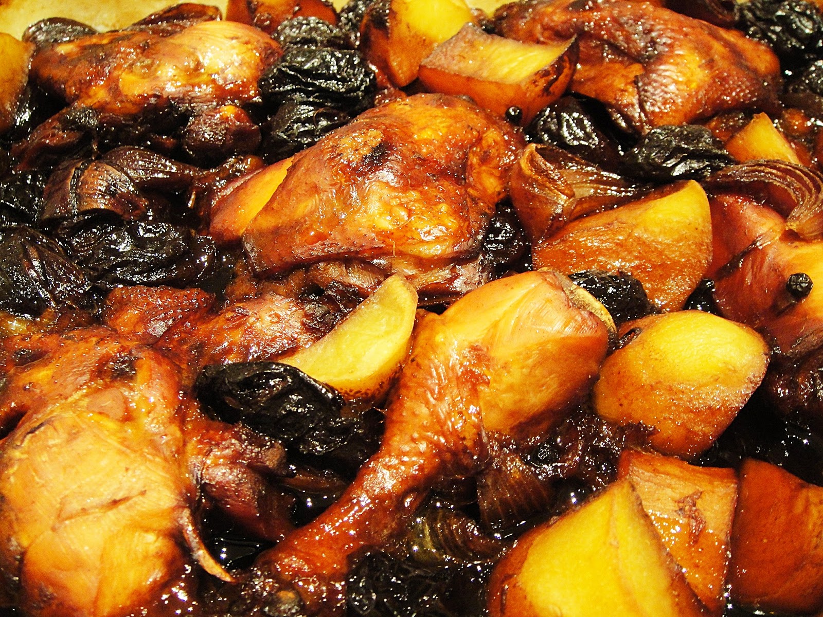 Maryam's Culinary Wonders 864. Roast Prune Chicken