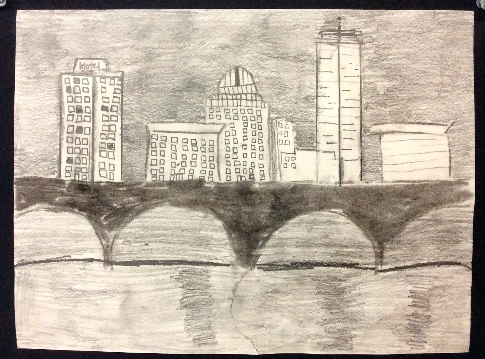 Ms. Curry's Art Room 4th Grade Boston Landscapes