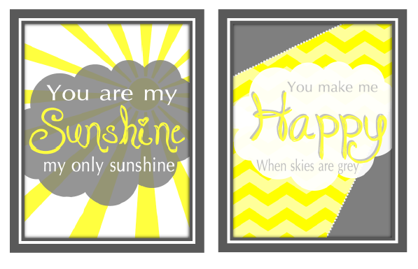 One Willis Family: You are my sunshine Printable