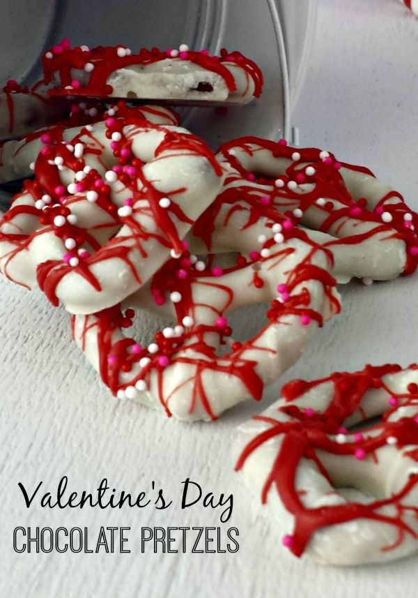 Homemade Valentine's Day Chocolate Pretzels Recipe Valentines Day