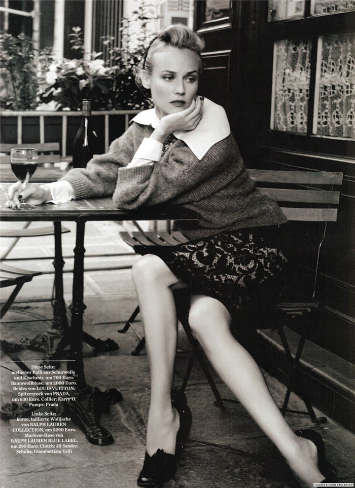 Diane Kruger - Elle Magazine [Sweden] (January 1998) - FamousFix.com post